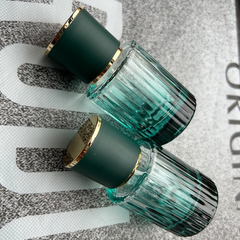 Perfume Fragrance World Qahwa - Botella de vidrio para perfume de