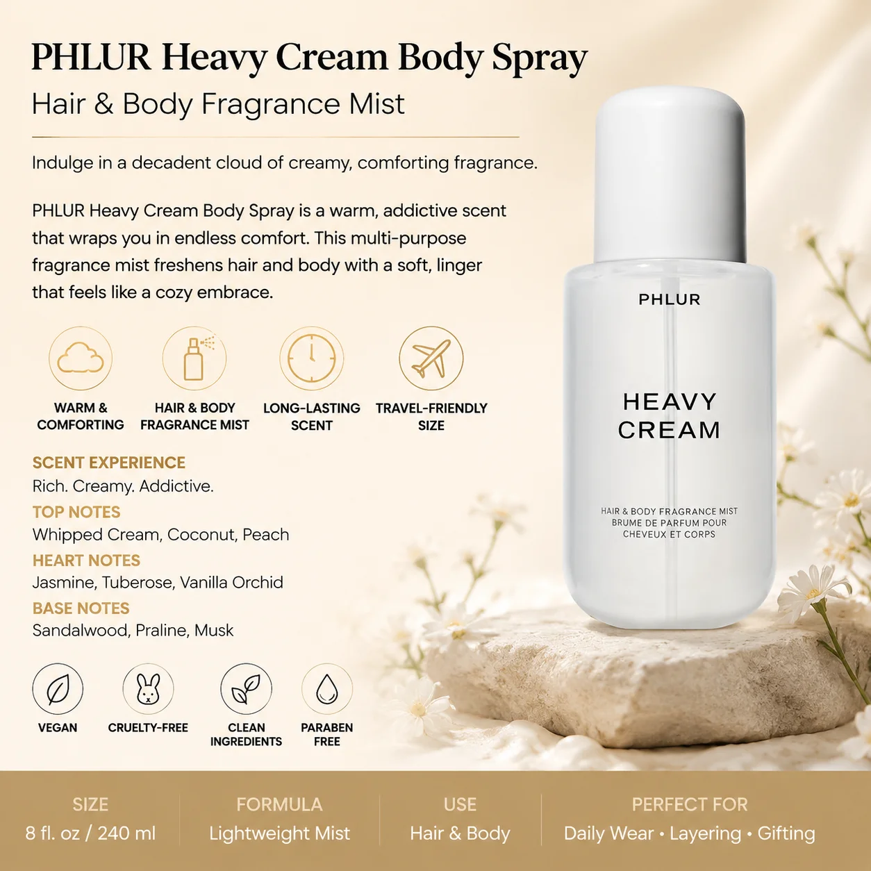 Set de 2 Fragancias PHLUR para - Fragrance Perfume For Hair reseña y precio