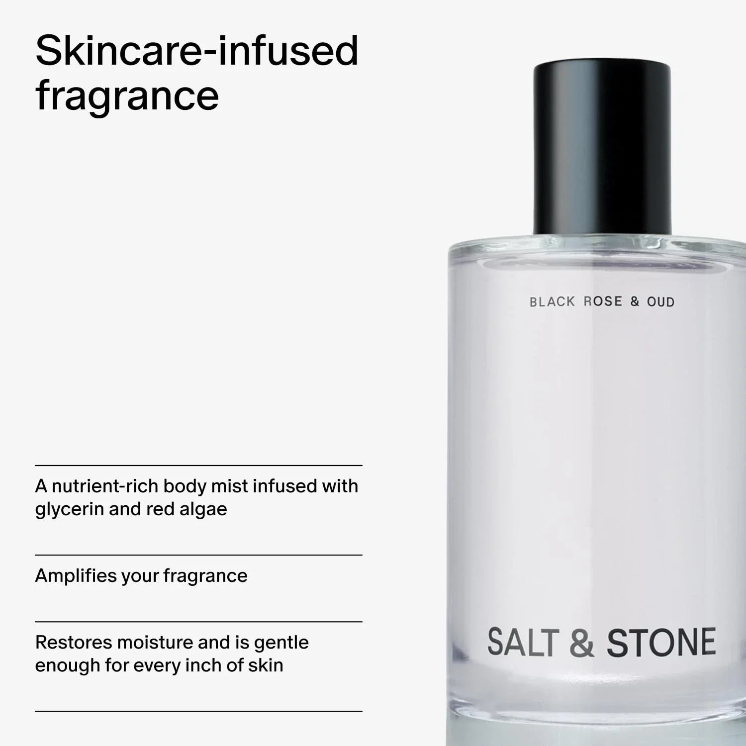 SALT & STONE Black Rose & Oud  - Perfume Fragrance For Men reseña y precio