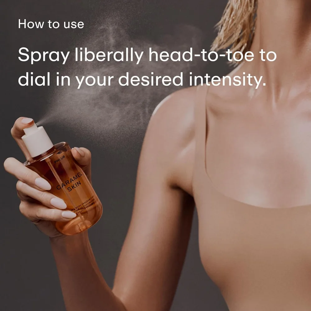 PHLUR Caramel Skin Hair & Body - Fragrance Perfume For Hair reseña y precio